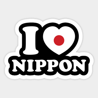 I HEART [LOVE] NIPPON Sticker